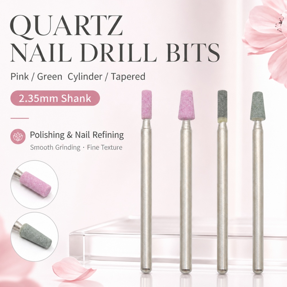 Nail Art Natural - 1 قطعة رأس حفر أظافر كوارتز