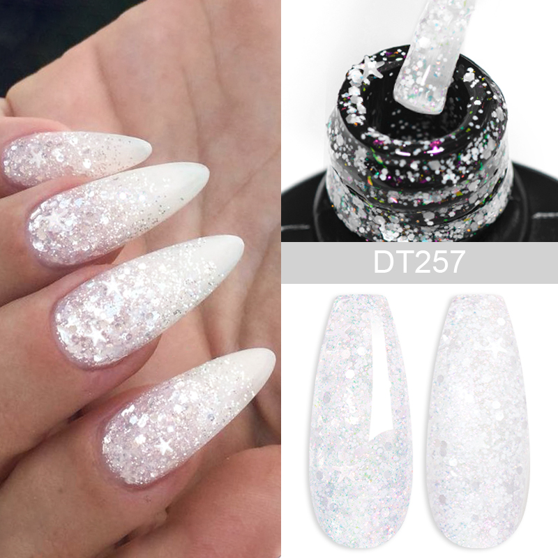 يجتمع عبر 7 مللي الثلج الترتر  - مراجعة Nail Art Xmas وسعره