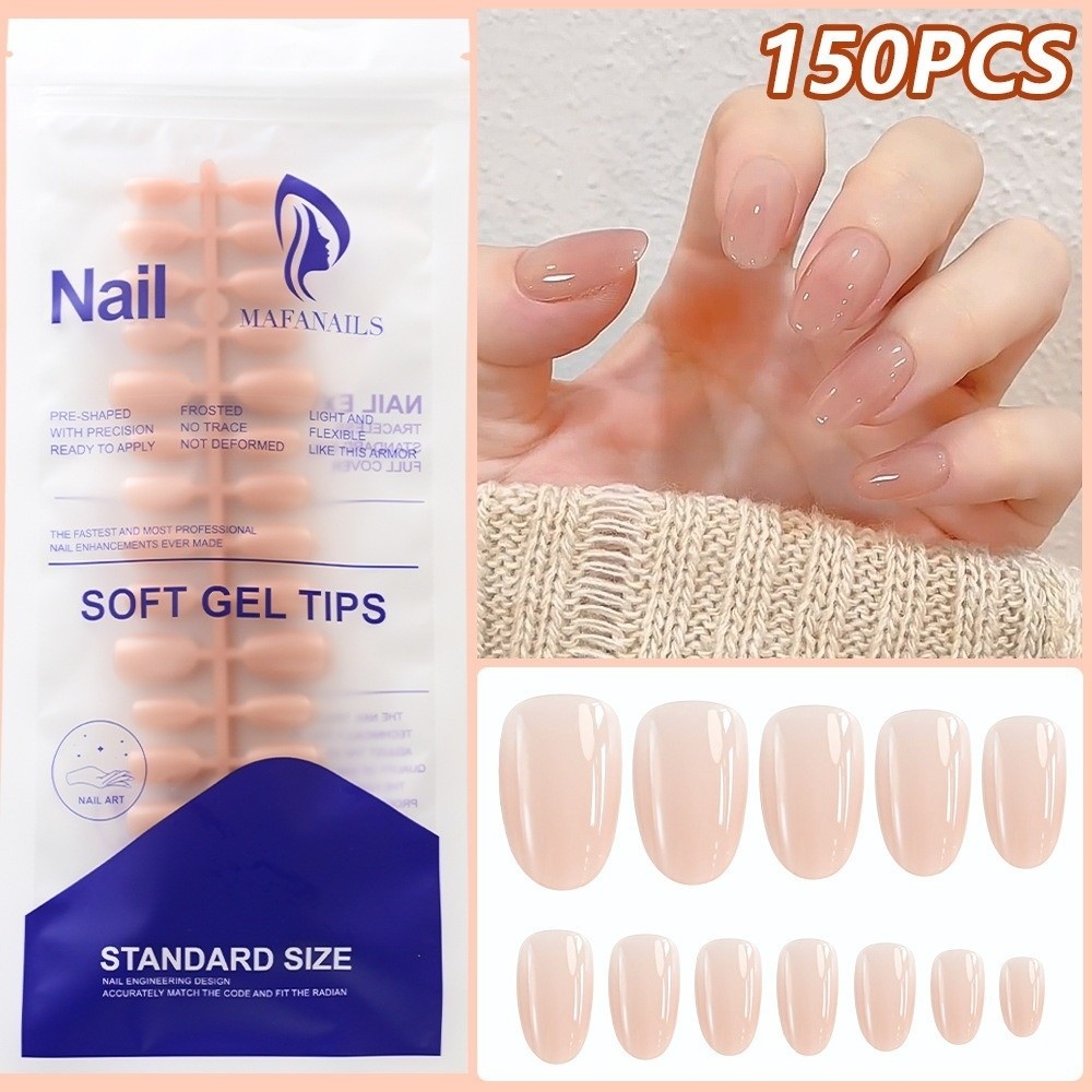 150 قطعة من الأظافر الاصطناعية - مراجعة Nail Art Natural وسعره