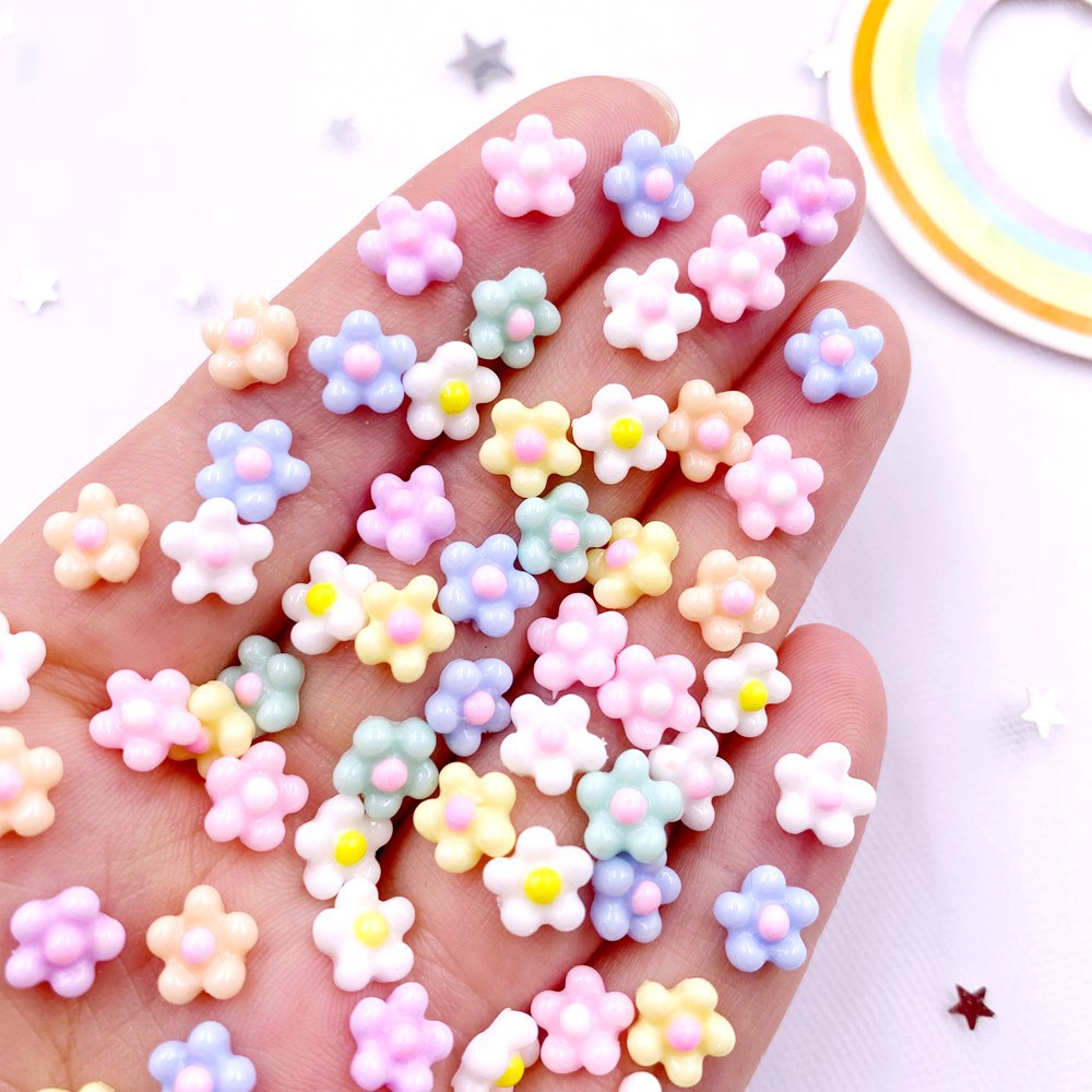 100 قطعة من الزهور الصغيرة ثلا - مراجعة Nail Art Xmas وسعره